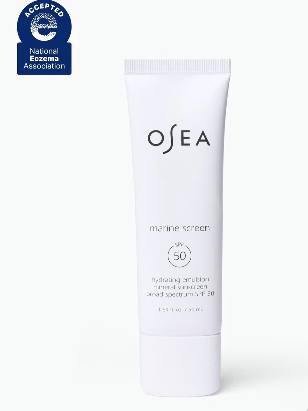 OSEA Marine Screen SPF 50 Hydrating Mineral Sunscreen - White